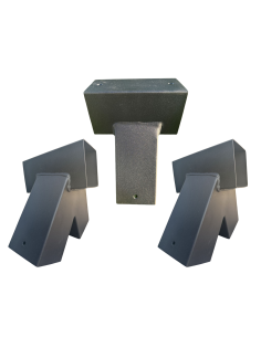 3x Łącznik do kantówki 100x100 mm – do huśtawki ogrodowej