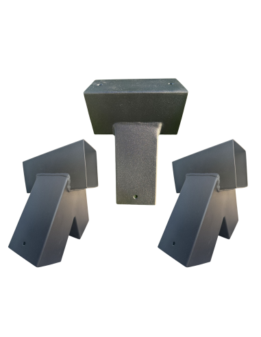 3x Łącznik do kantówki 100x100 mm – do huśtawki ogrodowej